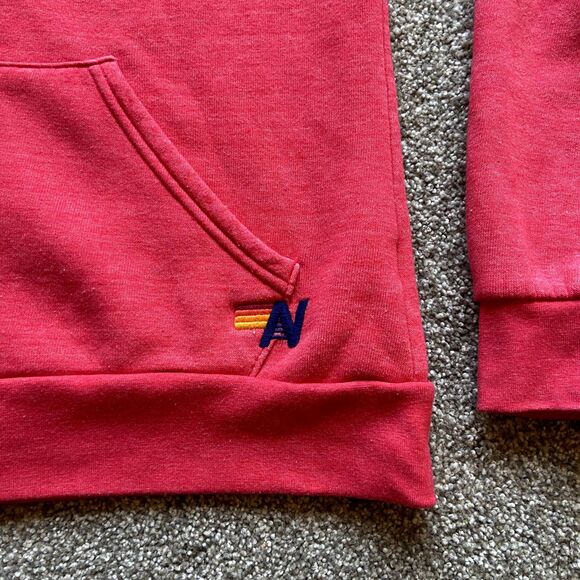 AVIATOR NATION LIGHTNING LOGO HOODED SWEATSHIRT FULL ZIP USA MEDIUM - Picture 3 of 7